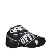 Black Leather High Top Sneakers
